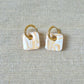 Earrings Wind Marble Charms