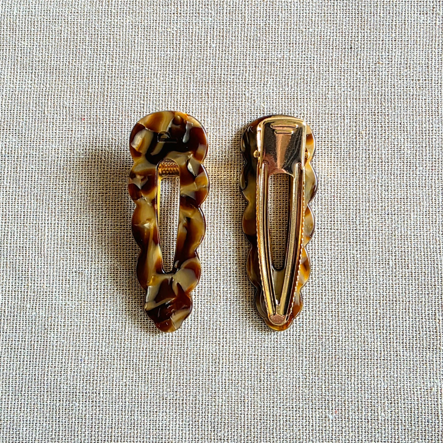 Hair Clips Espresso